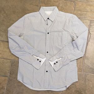 Rag & Bone White and Black Patterned Shirt- MENs